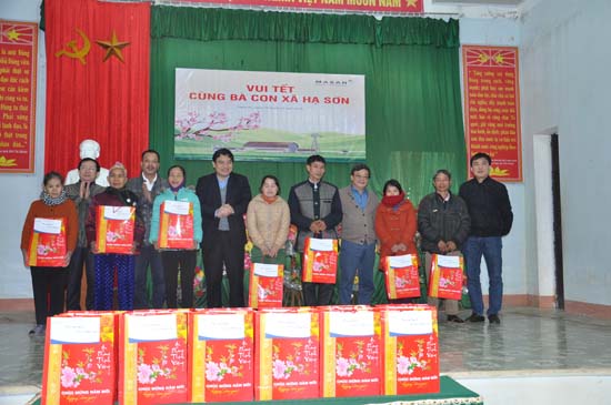 Masan Nutri-Science trao tặng quà Tết tại Nghệ An